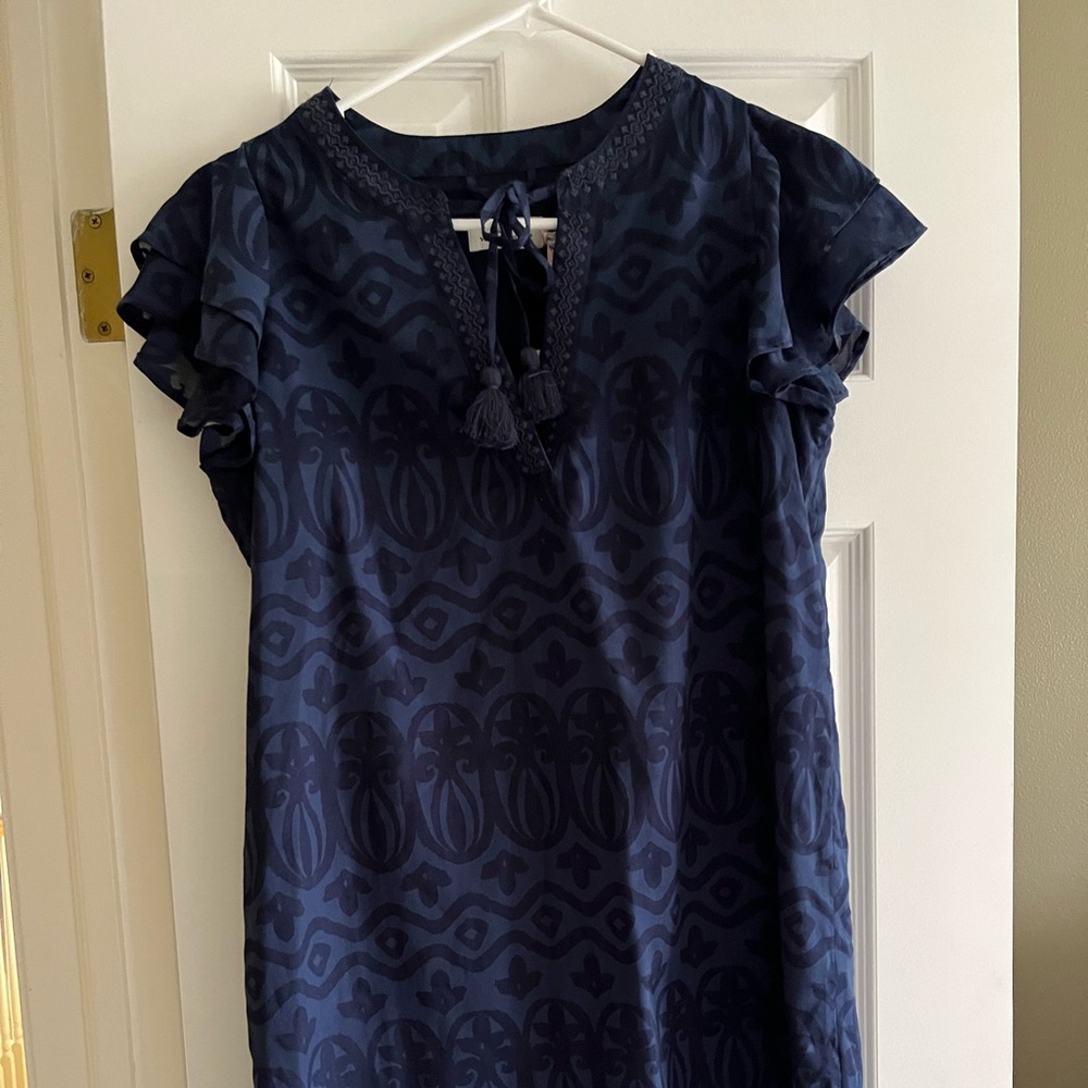 Vineyard Vines NWT Burnout Dress - deep bay navy, Small